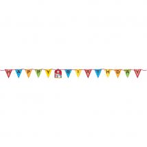Guirlande Fanions Happy Birthday Happy Ferme - CREATIVE PARTY