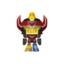 Mighty Morphin Power Rangers - Pack 4 Figurines Bitty Pop! Bots Megazord Avec Red Ranger 2,5 Cm - Funko