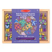 Ensemble De Perles En Bois Papillons - Melissa & Doug