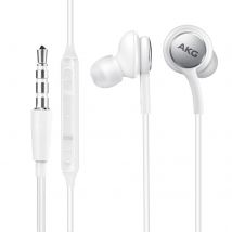 Écouteurs Jack 3.5mm Intra-auriculaires Boutons Micro Original Samsung Blanc