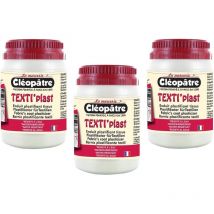 Enduit Pour Plastifier Du Tissus - Toile Cirée - Texti'plast - Cléopâtre - 3 Pots 250g - Cléopatre