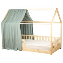 Ciel De Lit Cabane En Gaze De Coton Solo