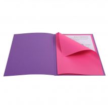 Pack 50 Chemises + 100 Sous Chemises Rock''s Pour A4 - Couleurs Assorties - X 5 - Exacompta