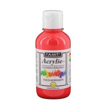 Peinture Acrylique En Bouteille Rouge 200ml - Amt