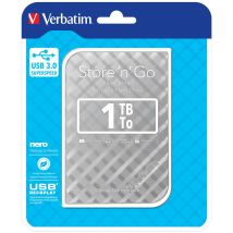 Disque Dur Externe 1to Verbatim Store N Go 3.0 Argent - Verbatim