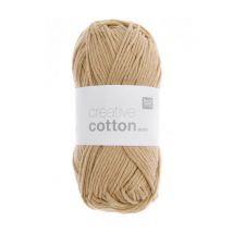 Pelotes De Fil À Tricoter Creative Cotton Aran De Rico Design - Laissez Libre Cours À Votre Créativité Avec Douceur Et Style ! 84 Camel Marron