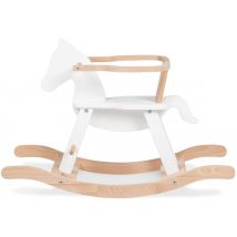 Cheval À Bascule Blanc - Pinolino