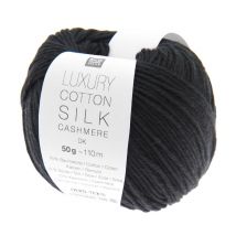 Fil Exceptionnel Luxury Cotton Silk Cashmere Dk - Rico Design 06 Noir