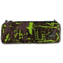 Trousse - Scolaire - Rectangulaire - Marron Et Kaki Militaire - Walker