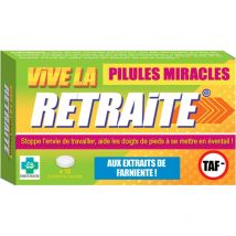 Pilules Miracles - Retraite - Humour - Bonbons - Idée Cadeau - Départ À La Retraite - Sudio