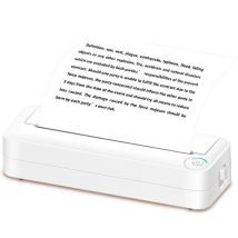 Mini Imprimante Bluetooth Sans Encre Portable Pour Bureau Étudiant Maison Yonis - Yonis