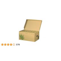 Container Archive Avec 6 Boites Archives Dos De 80 Mm Nature Line Ecru - Fast Lane