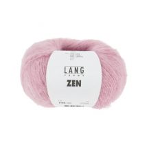Pelote De Laine, Alpaga Et Soie À Tricoter Zen - 25gr - Lang Yarns 0009 Rose - LangYarns