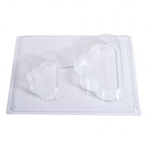 Moule: Nuages, 15x9x3cm / 10x6x3cm - Rayher