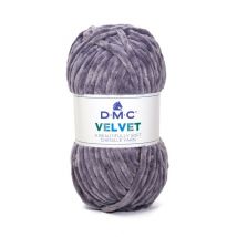Fil Layette Chenille Velvet - 100g - Dmc : Douceur Et Chaleur Pour Tous Vos Projets 09 Gris - Dmc
