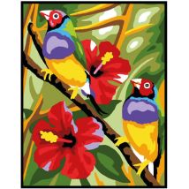 Kit Canevas Les Inséparables 20x25cm - Margot