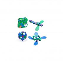 Itsy Pack (vert/bleu) Clixo - Jeu De Construction Magnétique, Flexible, Durable Et Imaginatif –18 Pièces - Dès 4 Ans - CLIXO