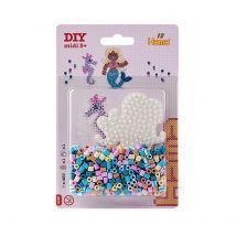 Kit Blister Petit Modele – 450 Perles Sirene - Hama - Bleu