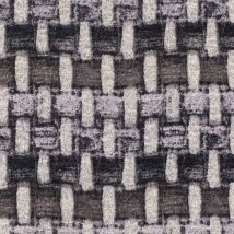 Tissu Maille Jersey Motif Abstrait Sur Fond Gris - Craftine