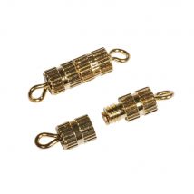 Fermoir À Visser, Or, 4x16mm, 3 Pièces - Rayher