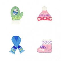 Lot D'Écussons D'Hiver - My mercerie