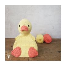 Kit Crochet Ecologique Jenny Le Canard - Amigurumi Hardicraft Jaune