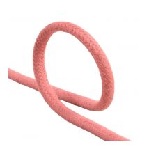 Bobine 20m Cordon Tressé 8mm Vieux Rose - My mercerie