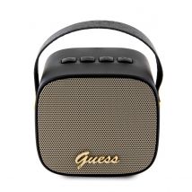 Guess Enceinte Bluetooth 5.3 Compacte 5w Avec Sangle De Transport En Cuir Motif 4g Noir