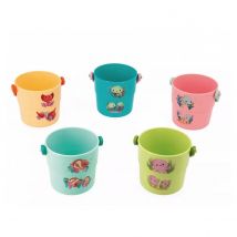 Seaux De Bain Colorés – Animaux Marins Pour Enfants - Jura Toys