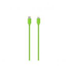 Jaym Câble Lightning Vers Usb-c Pd 3a Charge Et Synchronisation Collection Pop 1,5m Vert