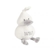 Peluche Hochet Canard Gris - Bambam