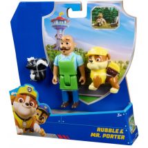 Pat Patrouille Mr Porter Avec Mouffette Et Chien Ruben - 3 Figurines - Chien - Paw Patrol - Spin Master - 20152005 - Pat Patrouille