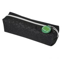 Trousse - Scolaire - Noir À Motifs - Rectangulaire - 21 X 6 X 5,5 Cm - Online - Online