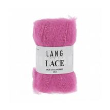 Pelote De Mohair Et Soie À Tricoter Lace - 25 Gr - Lang Yarns Rose (85)