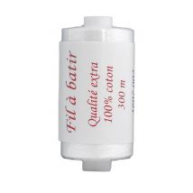 Fil À Batir 100% Coton Bobine De 300 Mètres - Care & Create Blanc
