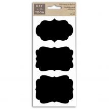 24 Stickers Ardoise Baroque - Toga