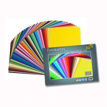 Papier Cartonné 35x25 Cm 300g 25 Couleurs Assorties - Bringmann