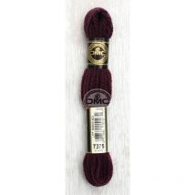Fil De Laine - Dmc - Laine Colbert - 100% Laine - Prune - 7375 - Canevas - Dmc
