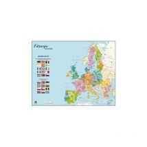 Carte Murale Pelliculée Europe Politique 66 X 84,5 Cm - LA MAISON DU CALENDRIER