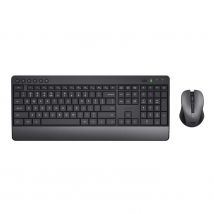 Trust Pack Trezo Clavier Et Souris Silencieux Sans Fil Confort Noir