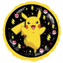 Ballon Aluminium Hélium Pokémon Pikachu - Ø 43 Cm - Amscan