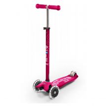 Trottinette Maxi Deluxe Led Rose - Micro