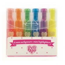 Set De 6 Mini Surligneurs Fluo - Djeco