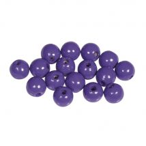 Perles En Bois Fsc 100%, Polies, 8mm 82 Pièces , Lilas Foncé - Rayher