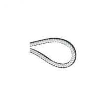 Bobine 25m Cordon Tricoté 4.5mm Noir Et Blanc - My mercerie