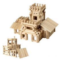 Jeu De Construction En Bois Château 294 Pièces Igroteco