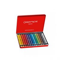 Boîte De 15 Pastels À La Cire Neocolor 2 Aquarelle Caran D'Ache