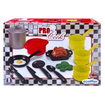Ensemble De Casseroles Et Poêles Avec Ustensiles De Cuisine - Jouets Ecoiffier
