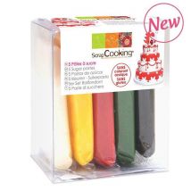 Kit 5 Pâtes À Sucre De Noël - Scrapcooking