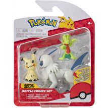 Coffret 3 Pokemon Battle Figure Arcko Mimiqui Et Absol Pokemon - Figurine Action - Bandai - Pokemon